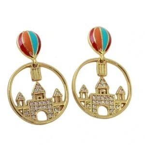Kate Spade Golden Hot Air Balloon Earrings